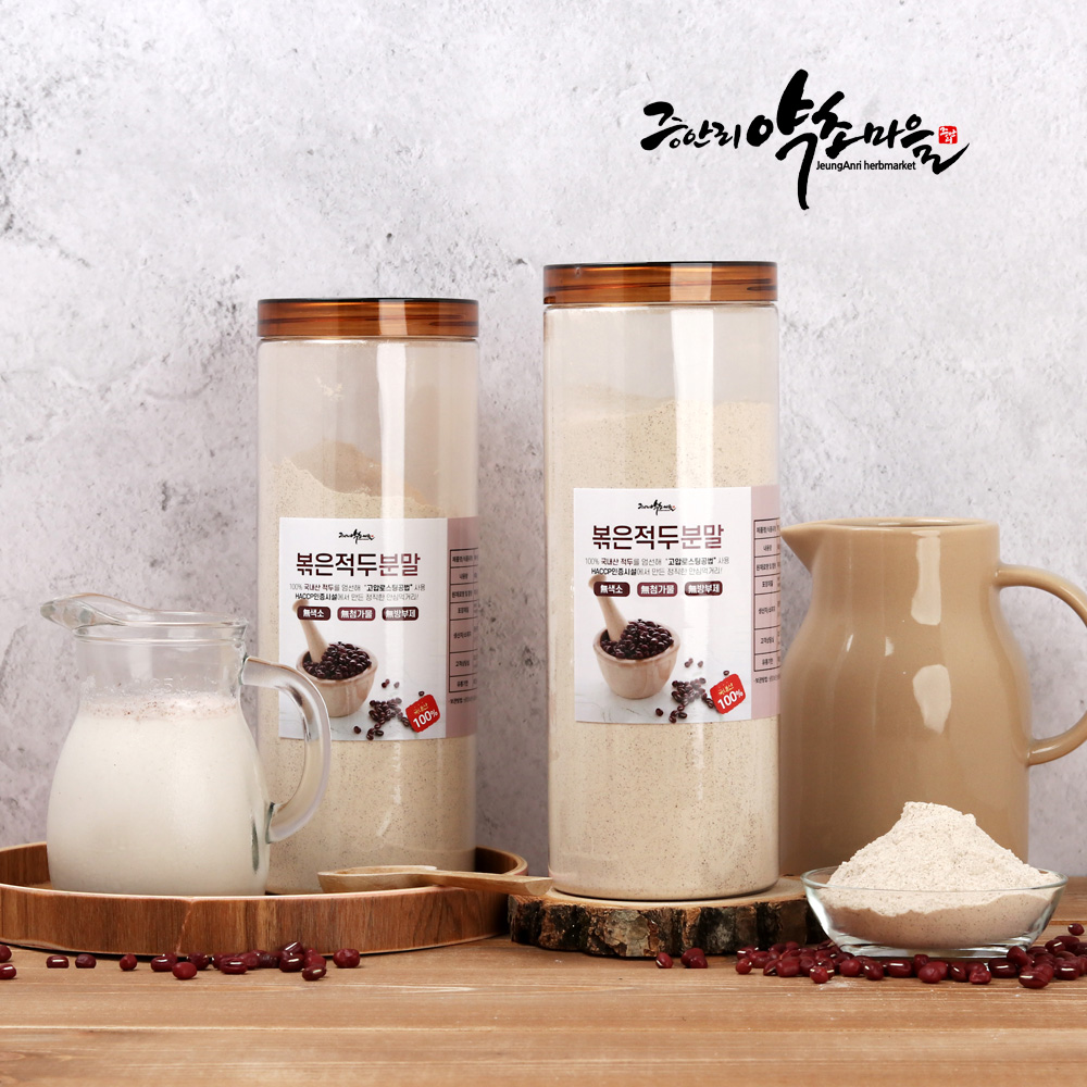 국산 볶음 팥가루 분말 250g 토종적두 고압로스팅