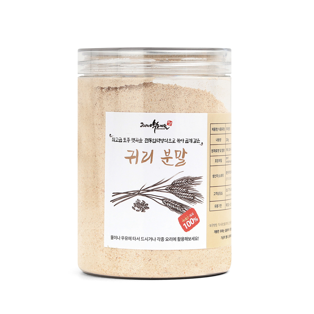 바로 볶은 라떼형 귀리분말 250g 국산 100%