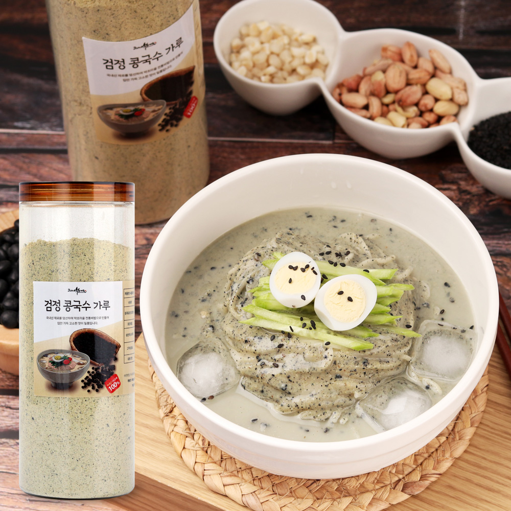 약초마을 전통비법 100% 국산 콩국수가루 고압로스팅 여름별미 간편식