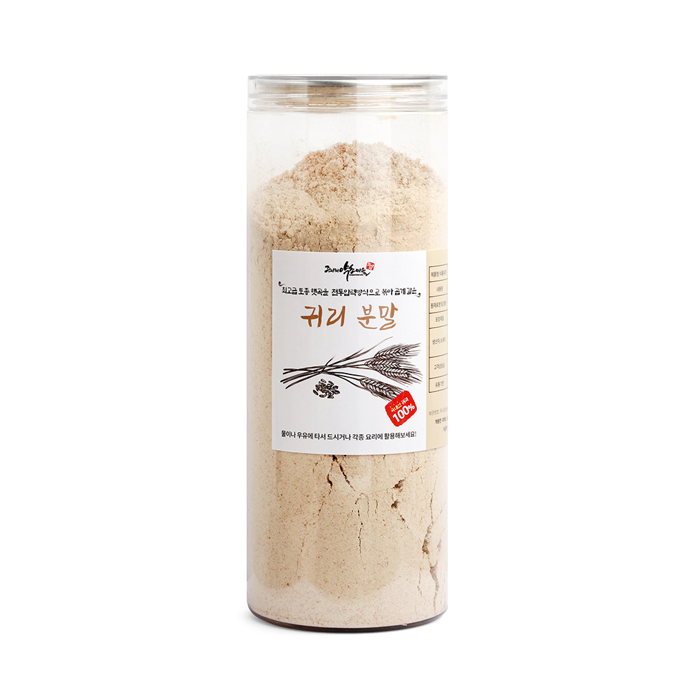 바로 볶은 라떼형 귀리분말 500g 국산 100%